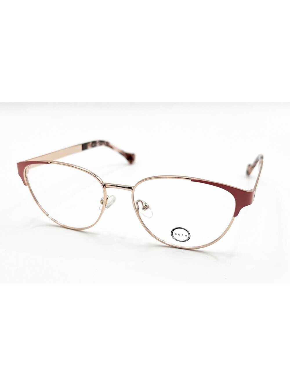 Aura Eyewear Chelsea Pink Authentic Eyeglasses 52-16-140
